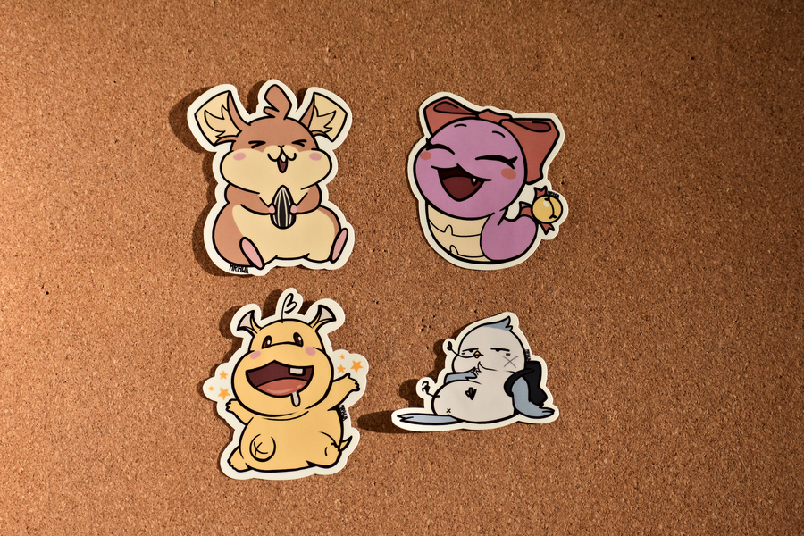 Greatest Estate Developer Animal Summons Sticker Set